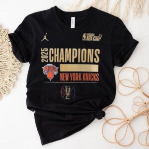 New York Knicks Jordan Brand 2025 Nba Cup Champions Locker Room Shirt
