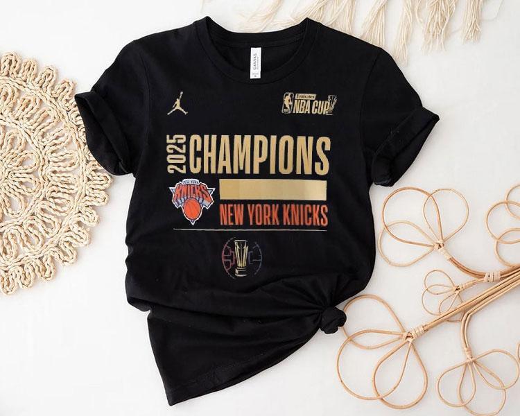 New York Knicks Jordan Brand 2025 Nba Cup Champions Locker Room Shirt 4 New York Knicks Jordan Brand Nba Cup Champions Locker Room Tshirt