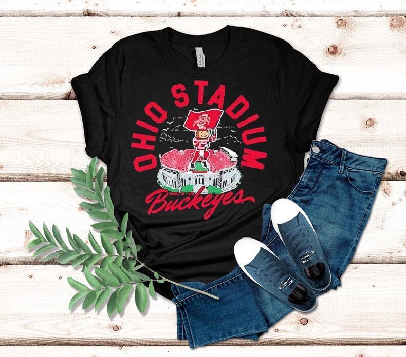 Ohio State Buckeyes Mascot In Stadium Shirt 4 Ohio State Buckeyes Mascot In Stadium Tshirt