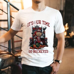 Ohio State Buckeyes Stomp Miami Hurricanes It’s Our Time Go Buckeyes Ncaa 2025-2026 Cotton Bowl Champions Cfp Mascot Shirt