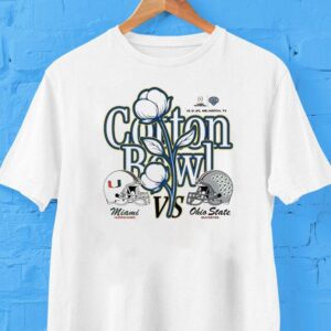 Ohio State Buckeyes Vs. Miami Dolphins 2025 Cotton Bowl College Football Playoff Shirt