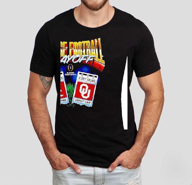 Oklahoma Sooners Vs Alabama Crimson Tide Matchup Ticket College Football Playoff First Round 2025 Shirt 4 Oklahoma Sooners Vs Alabama Crimson Tide Matchup Ticket College Football Playoff First Round Tshirt