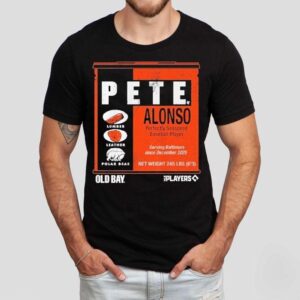 Pete Alonso Old Bay Can Baltimore Perfectly Seasoned Baseball Player Shirt