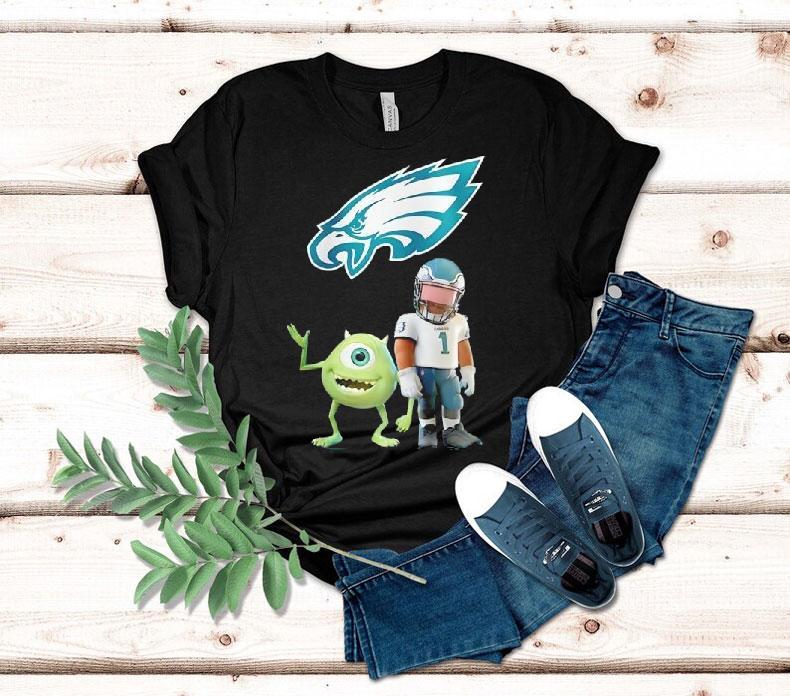 Philadelphia Eagles Nfl X Mike Wazowski Shirt 4 Philadelphia Eagles Nfl X Mike Wazowski Tshirt