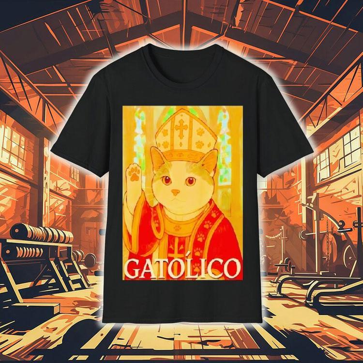 Pope Cat Gatolico Shirt 4 Pope Cat Gatolico Tshirt