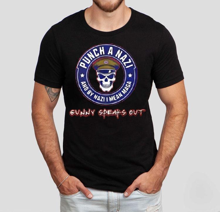 Punch A Nazi And By Nazi I Mean Maga Skull Shirt 4 Punch A Nazi And By Nazi I Mean Maga Skull Tshirt
