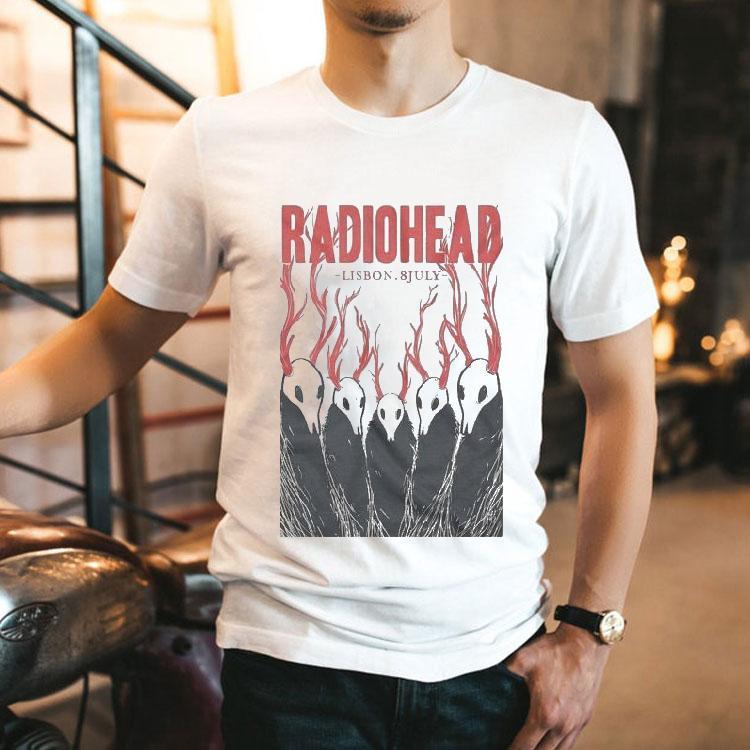 Radiohead Lisbon 8 July Shirt 2 Radiohead Lisbon July Tshirt