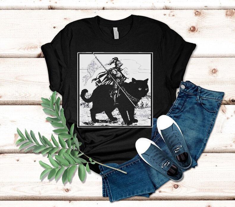 Renaissance Fair Knight Cat Rider Shirt 4 Renaissance Fair Knight Cat Rider Tshirt