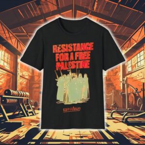 Resistance For A Free Palestine Graphic Shirt