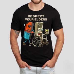 Respect Your Elders Gaming Gamer Shirt