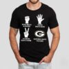 Rock Paper Scissors Nothing Beats The Green Bay Packers Graphic Shirt