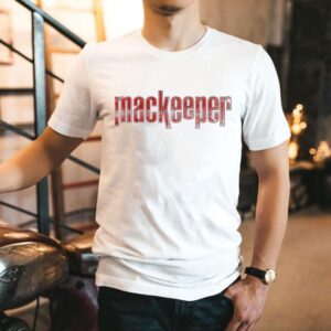Ruby Cruz Wearing Mackeeper Logo Red Shirt