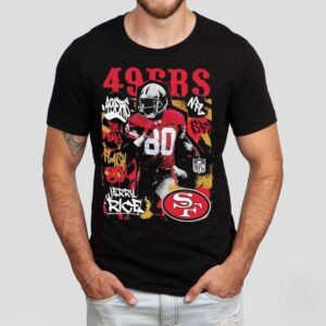 San Francisco 49ers Football Jerry Rice Graphic Shirt