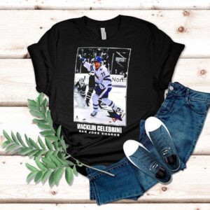 San Jose Sharks Macklin Celebrini Nhl Moments Legacy Shirt