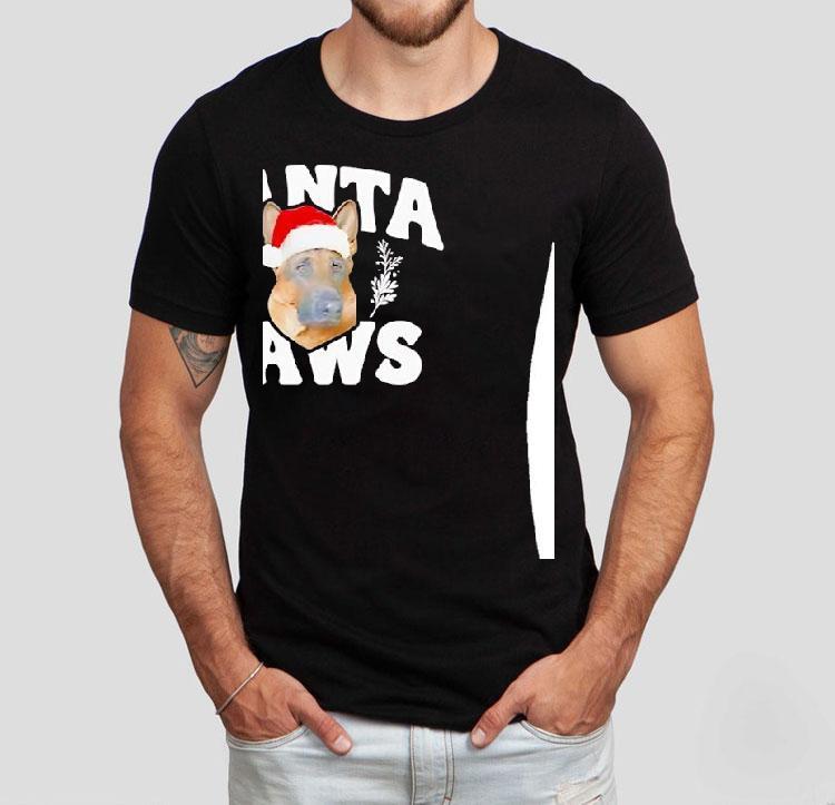 Santa Paws Holiday Christmas 2025 Shirt 4 Santa Paws Holiday Christmas Tshirt