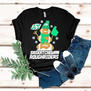 Saskatchewan Roughriders The Rider Snowman Christmas Shirt