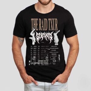 Scarlxrd The Raid Tour Tshirt