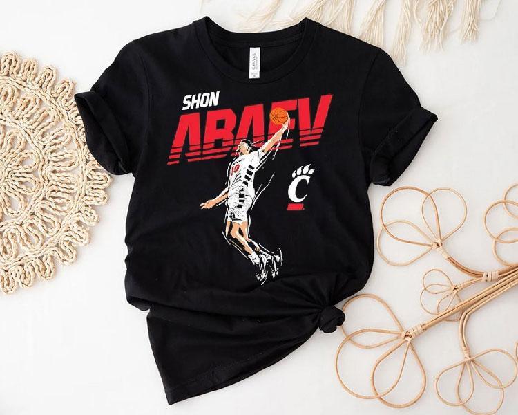 Shon Abaev Slam Dunk Cincinnati Bearcats Logo Shirt 4 Shon Abaev Slam Dunk Cincinnati Bearcats Logo Tshirt