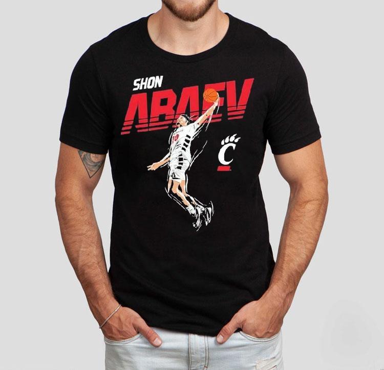 Shon Abaev Slam Dunk Cincinnati Bearcats Shirt 4 Shon Abaev Slam Dunk Cincinnati Bearcats Tshirt