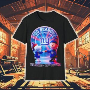 Snoopy And Charlie Brown New York Giants 100th Anniversary 100 Seasons Shirt Snoopy And Charlie Brown New York Giants 100th Anniversary 100 Seasons Shirt