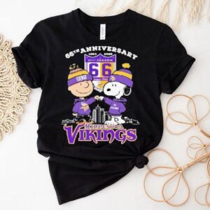 Snoopy And Charlie Brown The Peanuts Minnesota Vikings 66th Anniversary 1960-2026 Shirt Snoopy And Charlie Brown The Peanuts Minnesota Vikings 66th Anniversary 1960-2026 Shirt