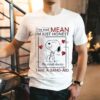Snoopy I’m Not Mean I’m Just Honest The Truth Hurts Here Take A Band Aid Shirt