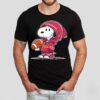 Snoopy Wears Arizona Cardinals Football Shirt