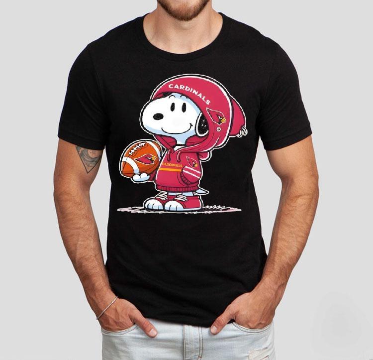 Snoopy Wears Arizona Cardinals Football Shirt 4 Snoopy Wears Arizona Cardinals Football Tshirt