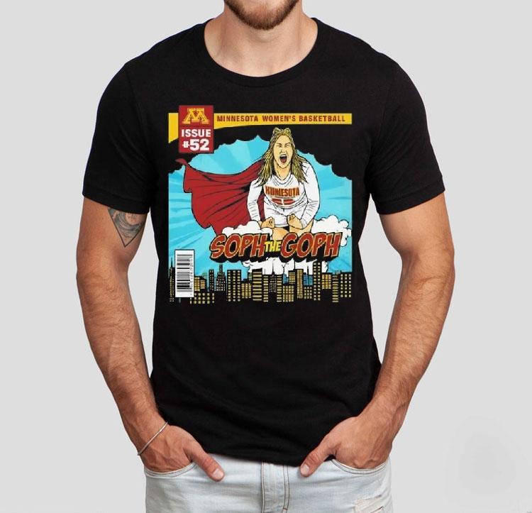 Sophie Hart Minnesota Golden Gophers Soph The Goph Superman Shirt 4 Sophie Hart Minnesota Golden Gophers Soph The Goph Superman Tshirt