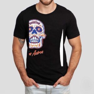 Sugar Skull Los Houston Astros Baseball Tshirt