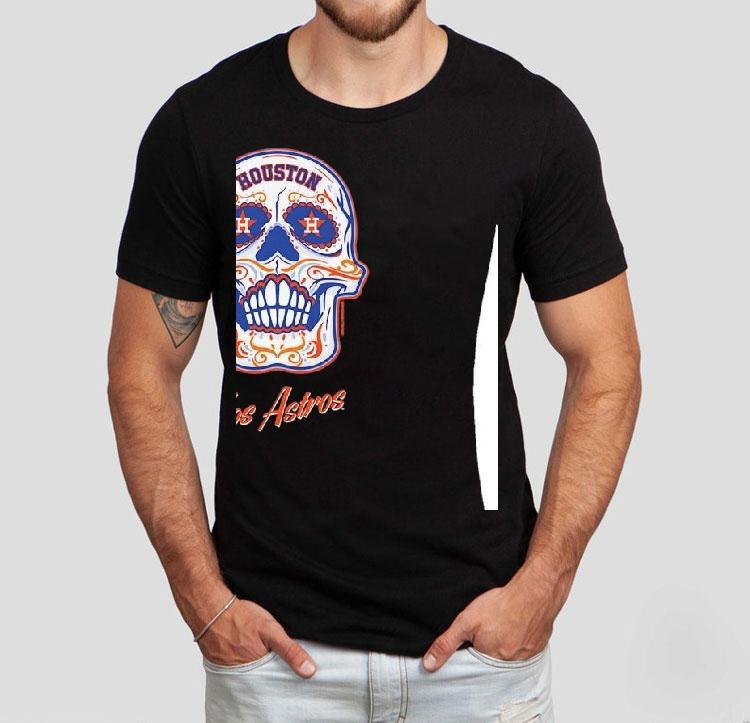 Sugar Skull Los Houston Astros Baseball Shirt 4 Sugar Skull Los Houston Astros Baseball Tshirt
