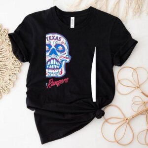 Sugar Skull Los Texas Rangers Baseball Shirt