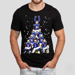 Super Bowl Trophy Indianapolis Colts With Christmas Tree Players Graphic Shirt Super Bowl Trophy Indianapolis Colts With Christmas Tree Players Graphic Shirt