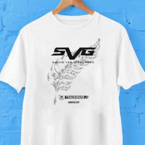 Svg Shane Van Gisbergen Trackhouse Nascar Silver Fern Logo Shirt