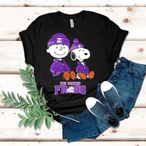 Tcu Horned Frogs X Snoopy And Charlie Brown Shirt