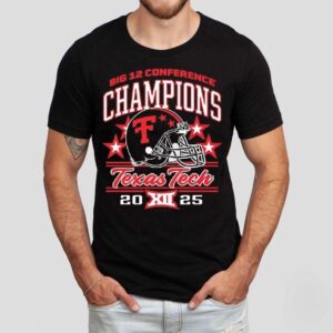 Texas Tech Red Raiders 2025 Big 12 Conference Champions Shirt Texas Tech Red Raiders 2025 Big 12 Conference Champions Shirt