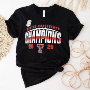 Texas Tech Red Raiders 2025 Big 12 Football Champions Endzone Speed Shirt Texas Tech Red Raiders 2025 Big 12 Football Champions Endzone Speed Shirt