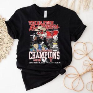 Texas Tech Red Raiders Beat Byu Cougars 2025 Big 12 Football Champions Mascot Shirt Texas Tech Red Raiders Beat Byu Cougars 2025 Big 12 Football Champions Mascot Shirt