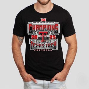 Texas Tech Red Raiders Football Big 12 Conference Champions 2025 Shirt Texas Tech Red Raiders Football Big 12 Conference Champions 2025 Shirt