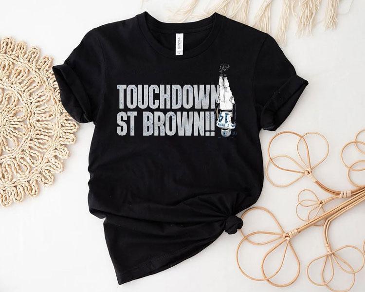 Touchdown Amon-ra St. Brown Shirt 4 Touchdown Amon Ra St Brown Tshirt