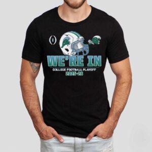 Tulane Green Wave College Football Playoff We’re In Helmet 2025-26 Shirt Tulane Green Wave College Football Playoff We’re In Helmet 2025-26 Shirt