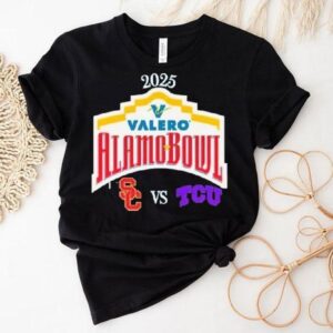 Usc Trojans Vs. Tcu Horned Frogs 2025 Alamo Bowl Shirt