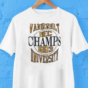 Vanderbilt Sec Champs University Vintage Tshirt