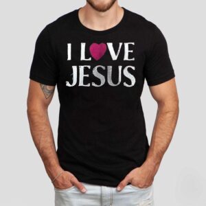 Washington Commanders I Love Jesus Logo Tshirt