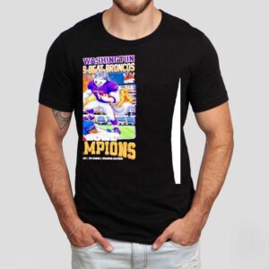 Washington Huskies Beat Broncos 2025 La Bowl Champions Mascot Shirt