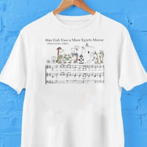Wee Fish Ewe A Mare Egrets Moose Christmas Shirt