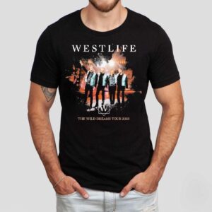 Westlife The Wild Dreams Tour 2023 Cardiff Event Shirt Westlife The Wild Dreams Tour 2023 Cardiff Event Shirt