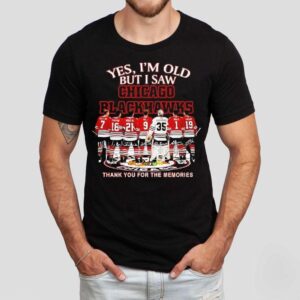 Yes Im Old But I Saw Chicago Blackhawks Stan Mikita Signatures Thank You For The Memories Shirt Yes Im Old But I Saw Chicago Blackhawks Stan Mikita Signatures Thank You For The Memories Shirt