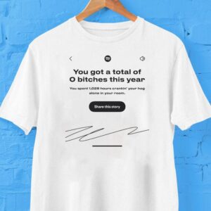 You Got A Total Of 0 Bitches This Year You Spent 1028 Hours Crackin’ Your Hog Alone In Your Room Share This Story Shirt