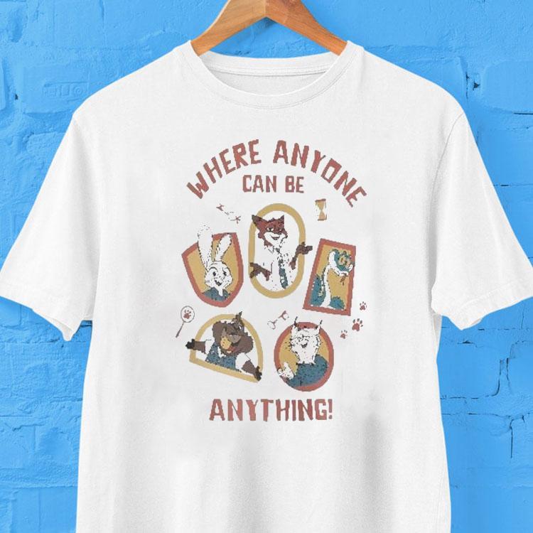 Zootopia Judy Hops And Nick Wilde Zootropolis Boys Where Anyone Can Be Anything Shirt 2 Zootopia Judy Hops And Nick Wilde Zootropolis Boys Where Anyone Can Be Anything Tshirt